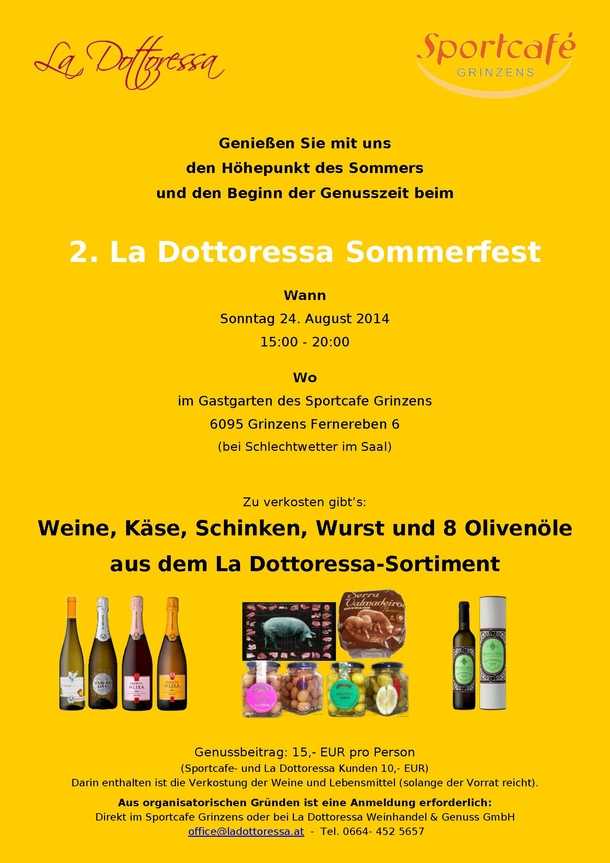 Das 2. La Dottoressa Sommerfest